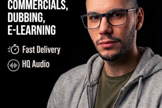 create a native italian professional voice over
