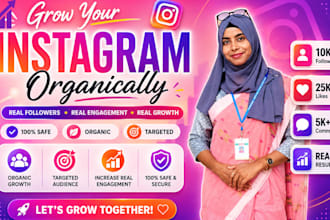 grow  instagram id with organic reach, real followers, and engagement