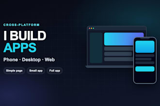 build a cross platform app for mobile, desktop, and web
