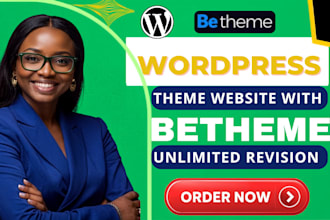 design high converting wordpress website using betheme