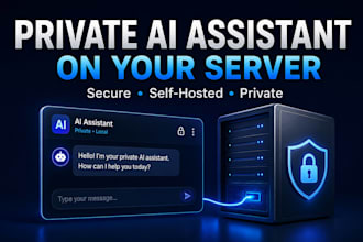 set up a secure private ai assistant on your server