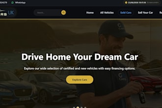 build a professional cms website with admin dashboard