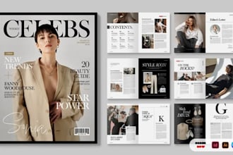 design fashion product catalog lookbook magazine line sheet for clothing jewelry