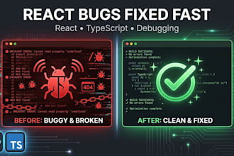 fix react js bugs errors and console warnings fast