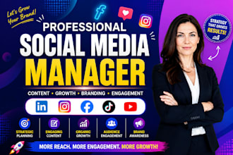 be your social media manager and content strategist