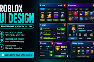 create roblox ui design, roblox gui, roblox script for game