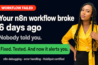 fix n8n workflow error, n8n debugging, n8n error handling and n8n support