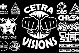 design a custom dj, rap, hip hop music artist logo