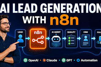 n8n ai agent claude openai gpt workflow automation lead generation integration