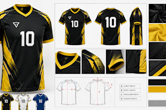 create a jersey tech pack for manufacturing
