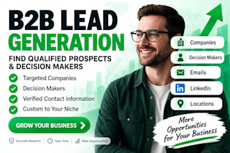 find qualified b2b leads and decision makers