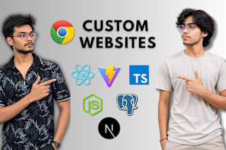 custom website modern tech