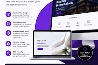 design a professional wix website