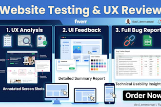 analyze your website and give feedback