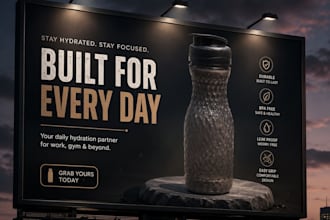 create premium billboard and social media ads