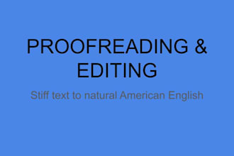 proofread short form content