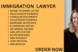 be your ny,ca, texas immigration lawyer for fiancé visa,k1 and status adjustment