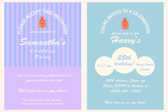 create an editable party invite in adobe express