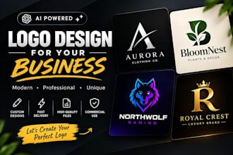 design a modern ai logo for your business