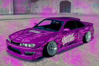design a custom livery car skin for assetto corsa