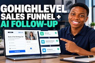 build ghl ai automation CRM ai follow up ghl a2p  sales funnel go high level