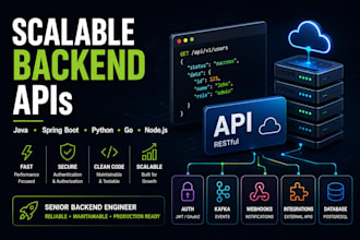 build a scalable backend API for your application