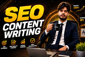 write SEO friendly website content and blog posts