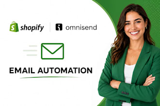 setup shopify omnisend email automation integration flows
