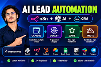 build n8n ai lead generation and qualification automation