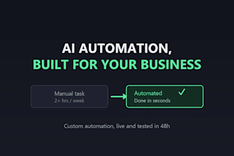 build a custom ai automation for your business
