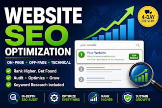 optimize your website with on page and off page SEO