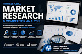 do industrial market research and competitor analysis