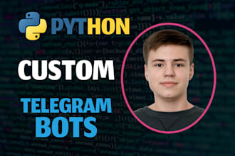 create a custom telegram bot with python