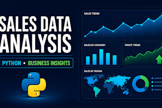 analyze your sales data using python and provide actionable business insights