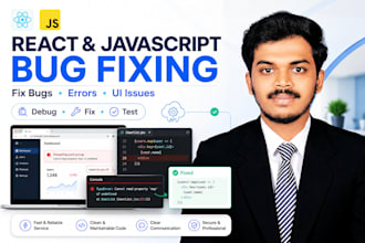 fix bugs and errors in your react javascript website