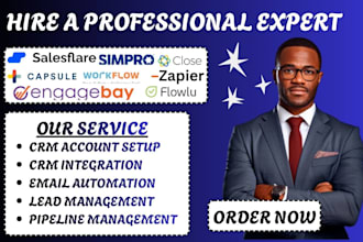salesflare simpro capsule close crm workflow engagebay flowlu zapier integration