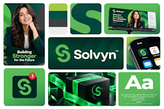 design custom business logo brand identity and stationery kit