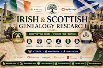 research scottish ancestry irish genealogy build family tree
