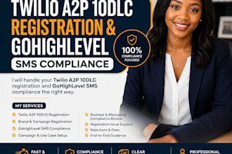 handle twilio a2p 10dlc registration and gohighlevel SMS compliance