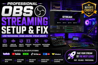 setup obs studio for dual PC streaming, goxlr, stream deck and audio