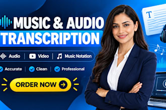 transcribe music, audio and video to text, music notation, song transcription
