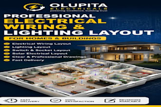 design professional lighting layouts for homes and buildings
