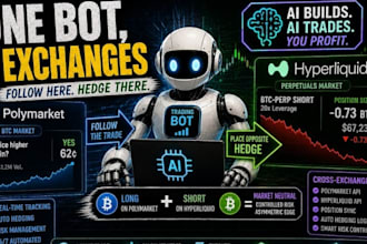 crypto trading bot polymarket kalshi arbitrage copy trading bot ai trading bot