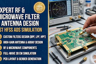 design rf microwave filters antenna and components in cst hfss ads
