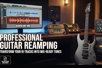 reamp and process your clean electric guitar tracks