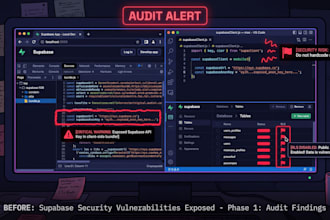 secure your lovable or bolt vibe coded app and fix supabase keys
