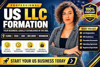 handle your US llc registration, dissolution, and fda business registration