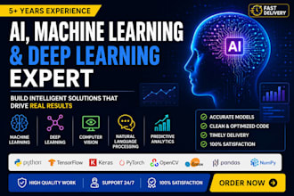 build ai, machine learning and deep learning models