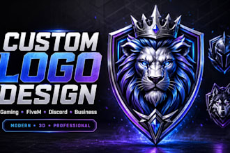 design a modern gaming fivem discord or business logo