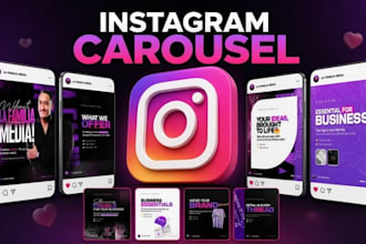 design aesthetic wellness and spa instagram carousel and facebook ads post